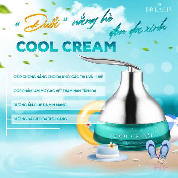 Công dụng của kem chống nắng Dr.Lacir Cool Cream