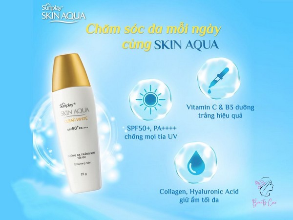 Kem chống nắng giá bình dân Sunplay Skin Aqua SPF50+/PA++++