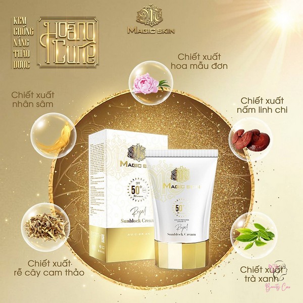 Kem chống nắng Magic Skin Royal Sunblock Cream SPF 50+ 50ml