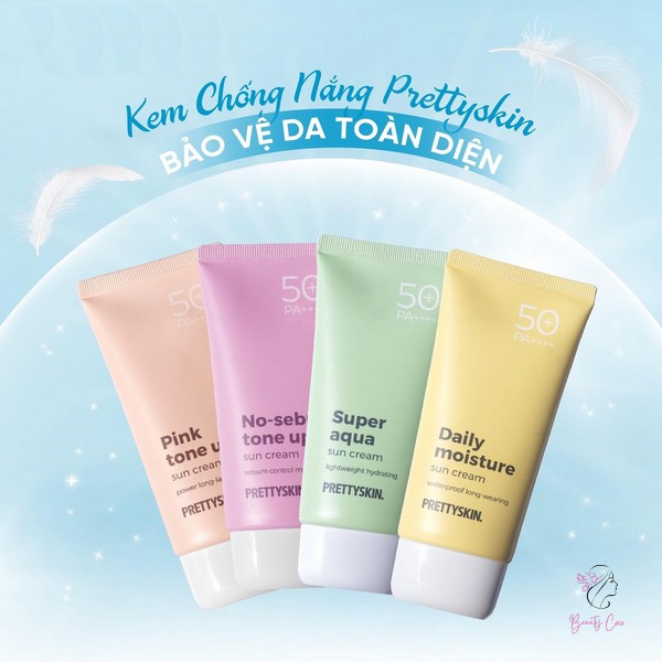 Review kem chống nắng Pretty Skin Pink Tone Up – Màu Hồng Cam