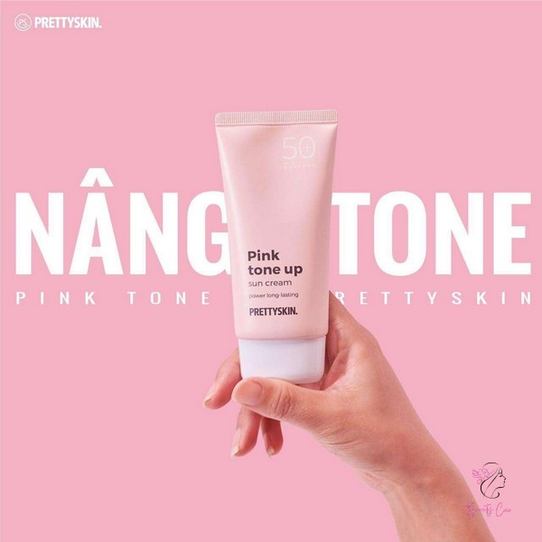 Review kem chống nắng Pretty Skin No-Sebum Tone Up – Màu Hồng Sen