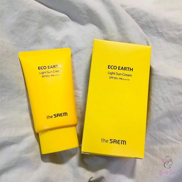 Kem chống nắng The Saem Eco Earth Power Light Sun Cream