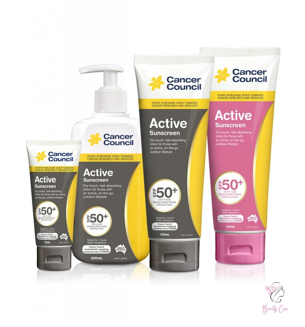 Kem chống nắng Úc Cancer Council SPF 50+ Active Sunscreen