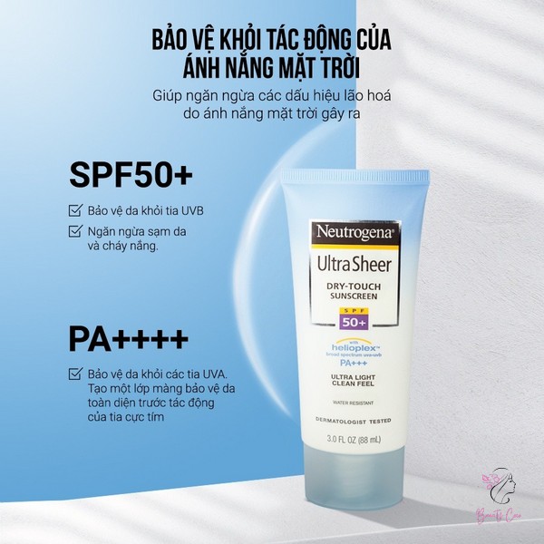 Kem Chống Nắng của Mỹ Cho Da Dầu Mụn Neutrogena Clear Face Break Out Free