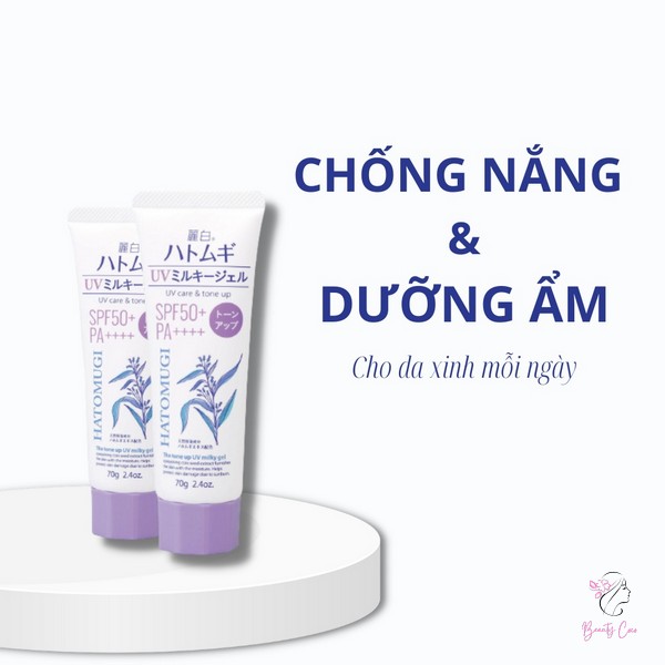 Hiệu quả dưỡng ẩm của kem chống nắng Hatomugi