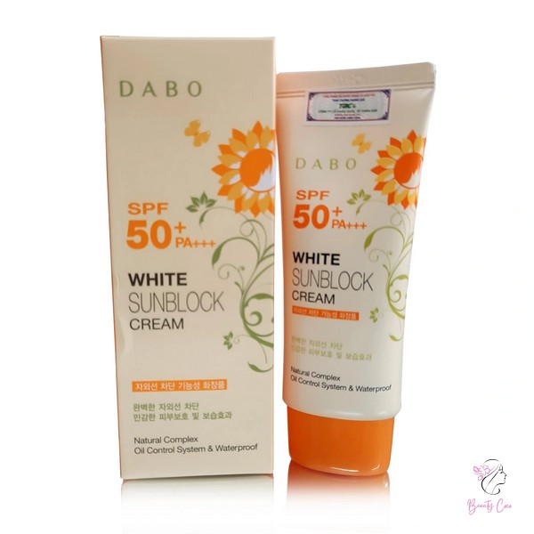 Kem chống nắng trắng da Dabo White Sunblock Cream