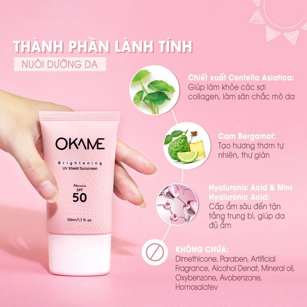 Okame là một thương hiệu chăm sóc da đến từ Mỹ