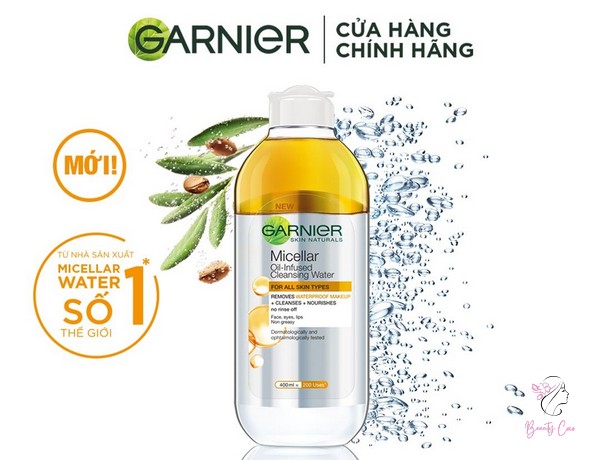 Nước Tẩy Trang Garnier Micellar Oil Infused Cleansing Water