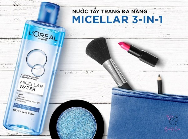 Nước tẩy trang L'Oreal dành cho việc làm sạch sâu lớp trang điểm