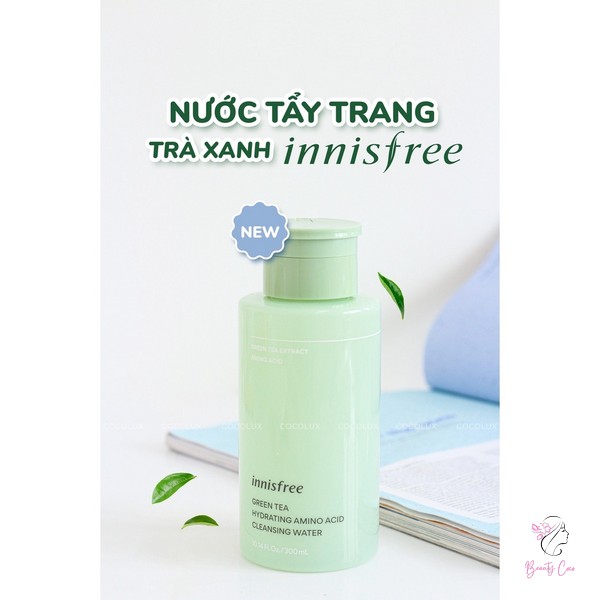 Nước tẩy trang Innisfree chính hãng có bao bì vững chắc, được làm từ nhựa cao cấp mang độ bóng.