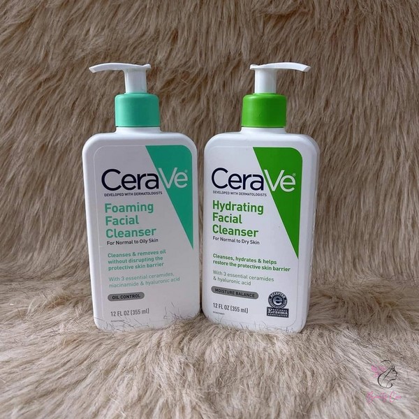 Sữa rửa mặt dành cho da nhạy cảm Cerave Hydrating Cleanser là một trong top 10 sản phẩm dịu nhẹ được ưa chuộng.