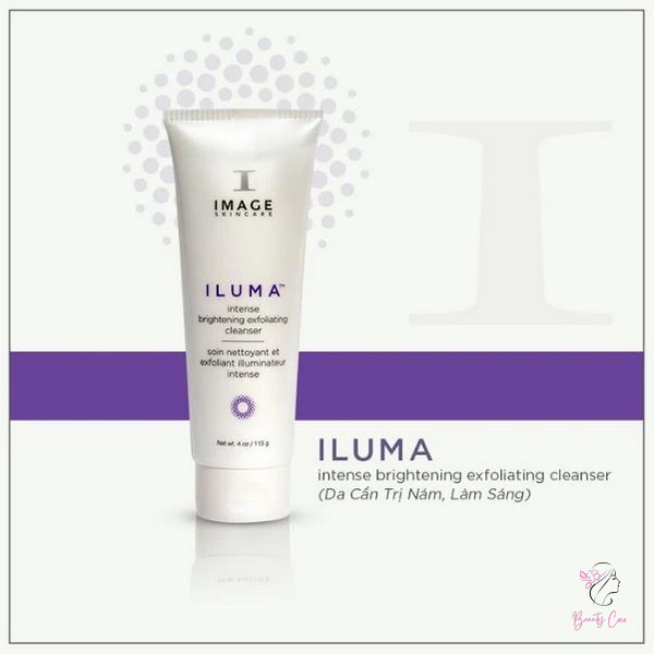 Sữa rửa mặt tẩy tế bào chết làm sáng da Image Iluma Intense Brightening Exfoliating Cleanser là một sản phẩm thuộc dòng trị nám Iluma