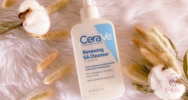 CeraVe Renewing Gentle SA Cleanser được thiết kế để làm dịu làn da khô ráp, giúp da trở nên mịn màng hơn