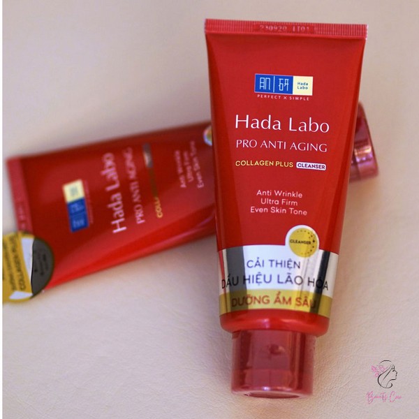 Sữa rửa mặt Hada Labo Pro Anti Aging loại bỏ các thành phần có thể gây hại cho da như hương liệu, chất tạo màu