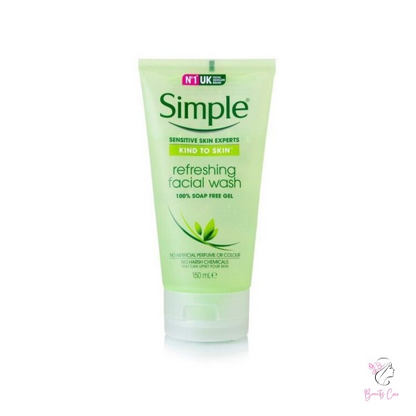 Sữa rửa mặt giá học sinh Simple Refreshing Facial Wash không chứa màu sắc, không hương liệu, không xà phòng và không có hóa chất