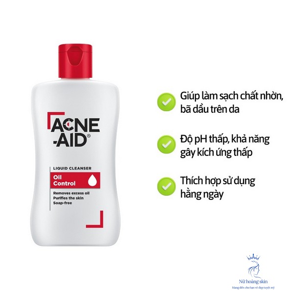 sữa rửa mặt acne aid